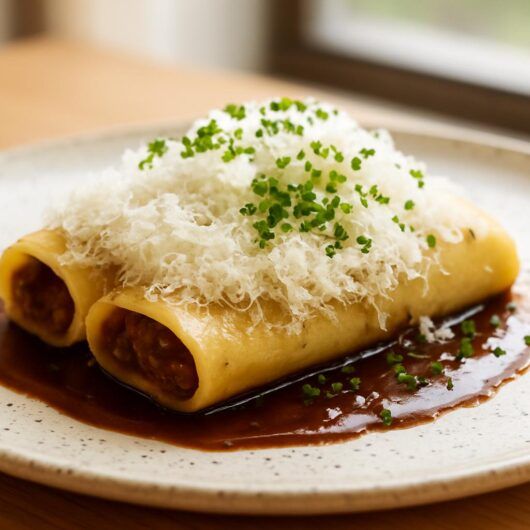Canelones de rabo de toro auroch